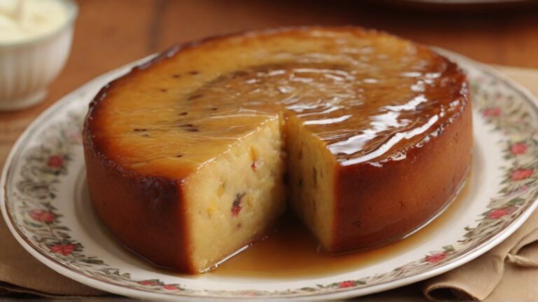 Budín de pera