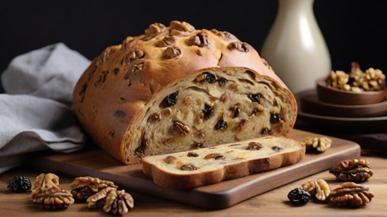 Pan de nueces y pasas