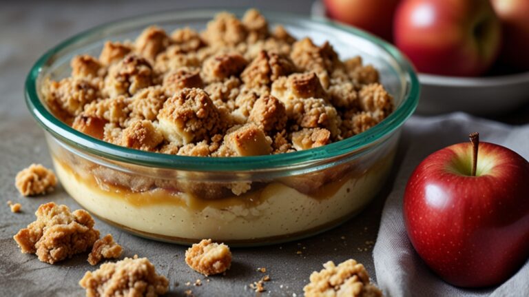 Crumble de Manzana, La Receta Rápida y Económica Con Resultado Delicioso