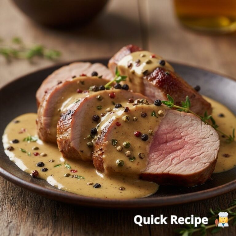 Solomillo de Cerdo a la Pimienta: La Receta Clásica y Cremosa