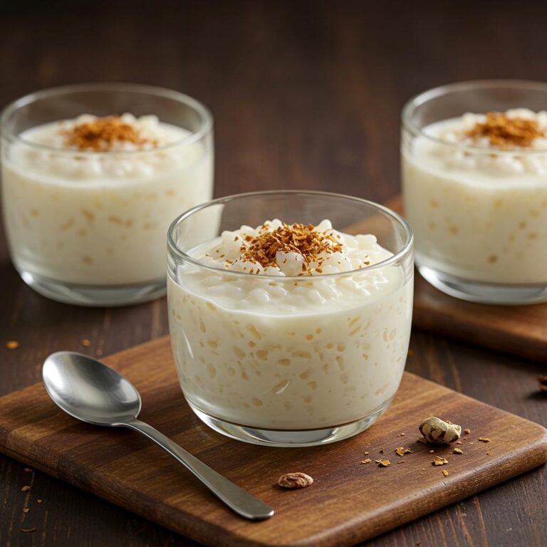 Arroz con leche de la abuela cremoso y tradicional