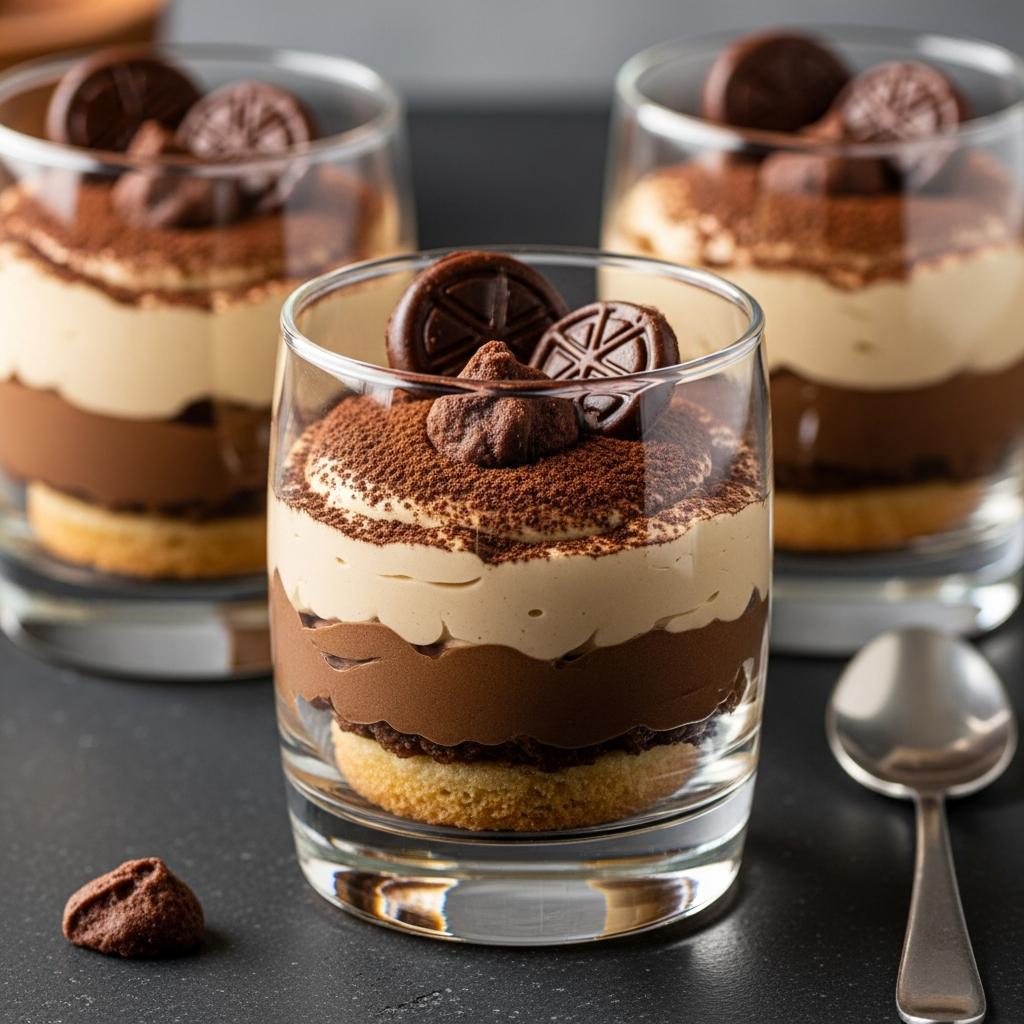 Vasitos de Chocolate y Café para una Velada Romántica