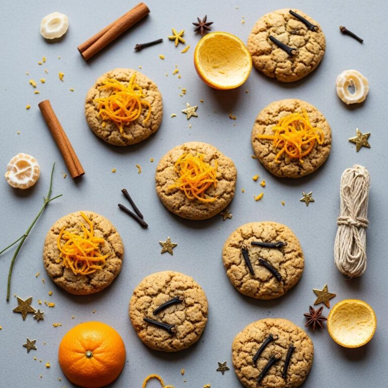 Galletas Especiadas de Naranja y Jengibre para un Día Frío