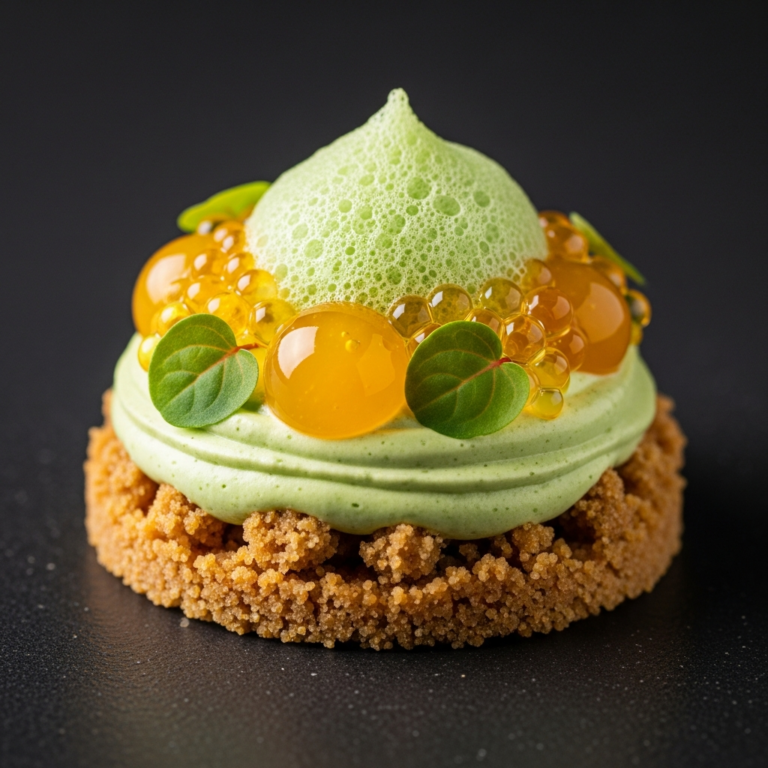 Repostería molecular experimentando con texturas y sabores innovadores