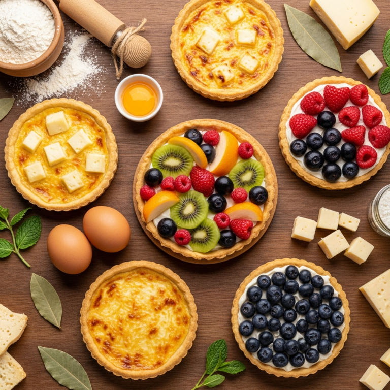 Elaboración de tartaletas dulces y saladas con masas caseras